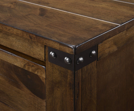 Curtis - Nightstand - Dark Oak by Crown Mark | Bel Furniture