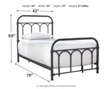 Nashburg - Arch Bed by Signature Design by Ashley® | Bel Furniture
