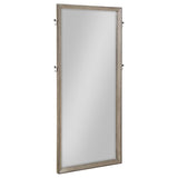 Durango - Full Length Standing Floor Mirror - Washed Oak by Coaster Fine Furniture | Bel Furniture
