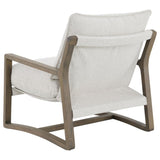 Geneva - Boucle Upholstered Wood Arm Accent Chair - Sand by Coaster Fine Furniture | Bel Furniture