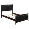 Carlton - Wood Panel Bed Black by CoasterEveryday | Bel Furniture