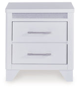 Jarlee - White - Two Drawer Night Stand by Signature Design by Ashley® | Bel Furniture
