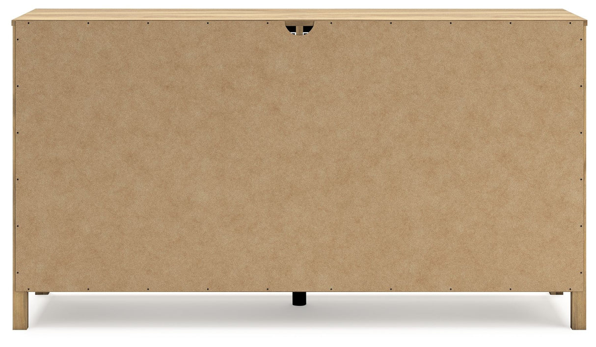 Bermacy - Light Brown - Six Drawer Dresser by Signature Design by Ashley® | Bel Furniture