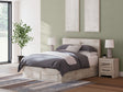Lawroy - Panel Bed With Storage Beige Queen Storage Footboard And 2 Under Bed Storage Units by Signature Design by Ashley® | Bel Furniture