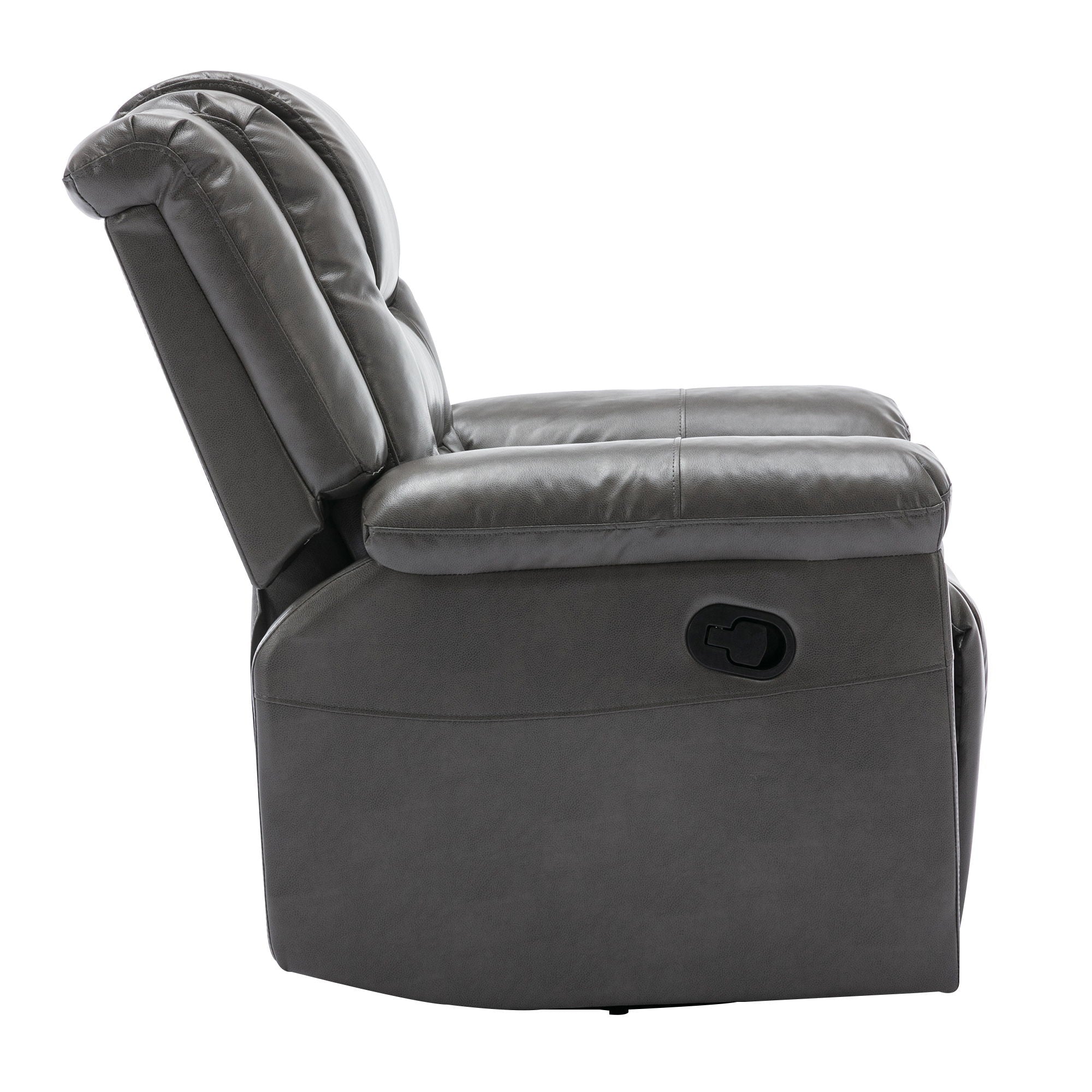 360° Swivel And Rocking Home Theater Recliner Manual Recliner Chair With Wide Armrest For Living Room