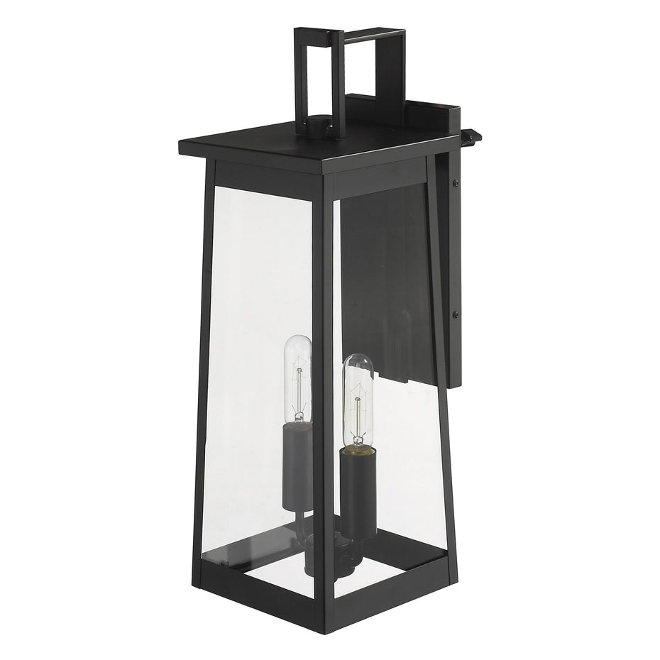 Alden 2 Light Wall Light - Matte Black