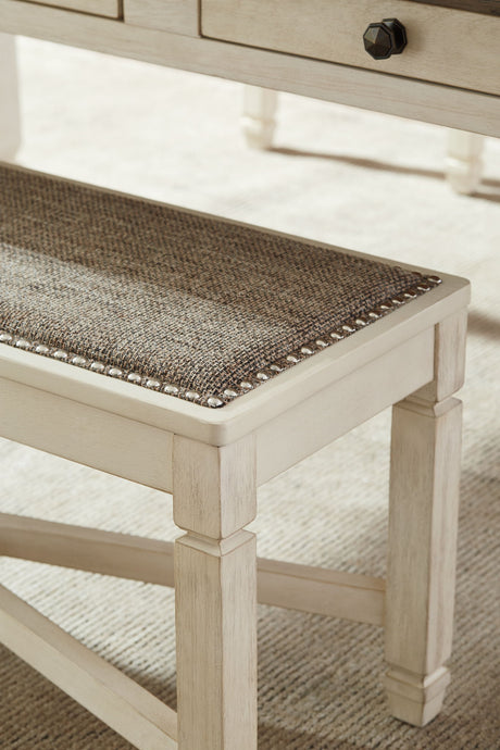 Bolanburg - Large UPH Dining Room Bench - Beige - view 5
