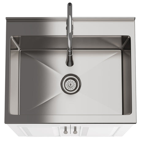 Darwin - Deluxe Laundry Cabinet With Pull-Out Faucet And Stainless Steel Sink - view 10