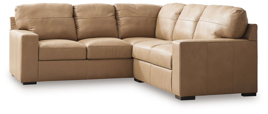 Bandon - Sectional Light Brown 2 Pc. Left Arm Facing Loveseat Sectional by Signature Design by Ashley® | Bel Furniture