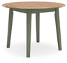 Gesthaven - Round Dining Room Drop Leaf Table Green by Signature Design by Ashley® | Bel Furniture