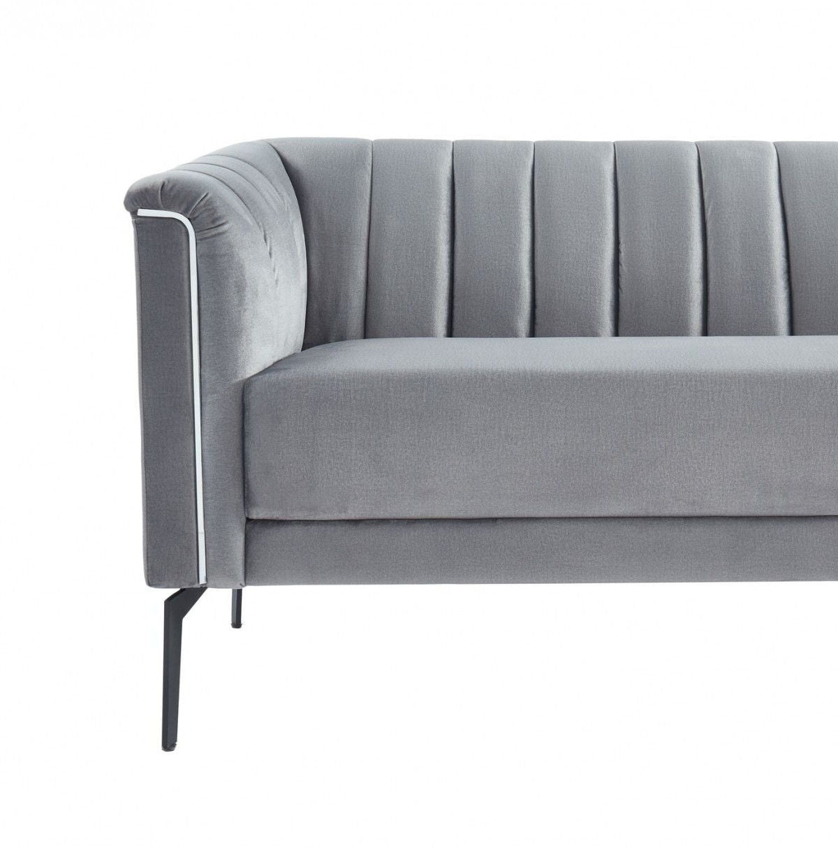 Sofa - Gray / Silver