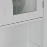 Acadian - Space Saver Cabinet - Pure White by Simpli-Home | Bel Furniture