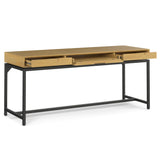 Banting - Mid Century Handcrafted Wide Desk by Simpli-Home | Bel Furniture