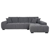 Octavia - Upholstered Sectional Chaise Sofa by Coaster Fine Furniture | Bel Furniture