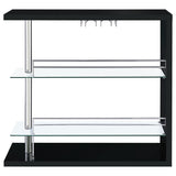 Prescott - Rectangular 2-Shelf Bar Unit by CoasterEssence | Bel Furniture