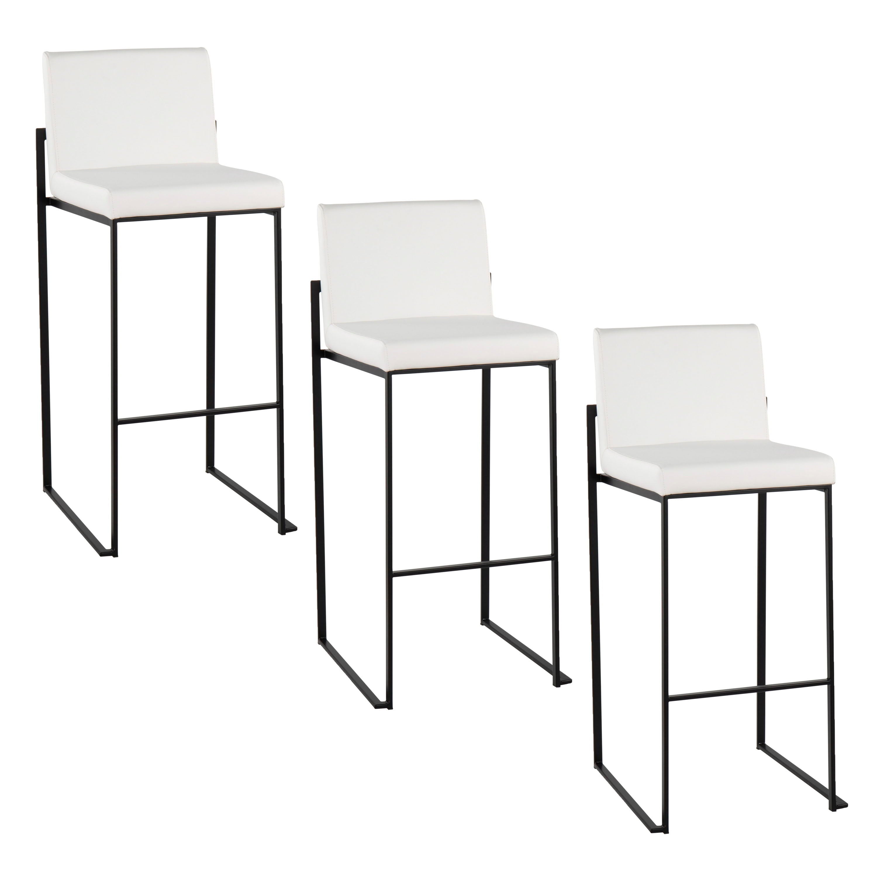 Fuji - Contemporary High Back Barstool Elegant Design