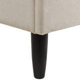 Aspen - King Vertical Tufted Headboard Platform Bed Set - Light Beige by Jennifer Taylor Home | Bel Furniture