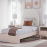 Wistenpine - Upholstered Panel Bed Pink by Signature Design by Ashley® | Bel Furniture