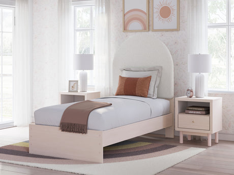 Wistenpine - Upholstered Panel Bed Pink by Signature Design by Ashley® | Bel Furniture