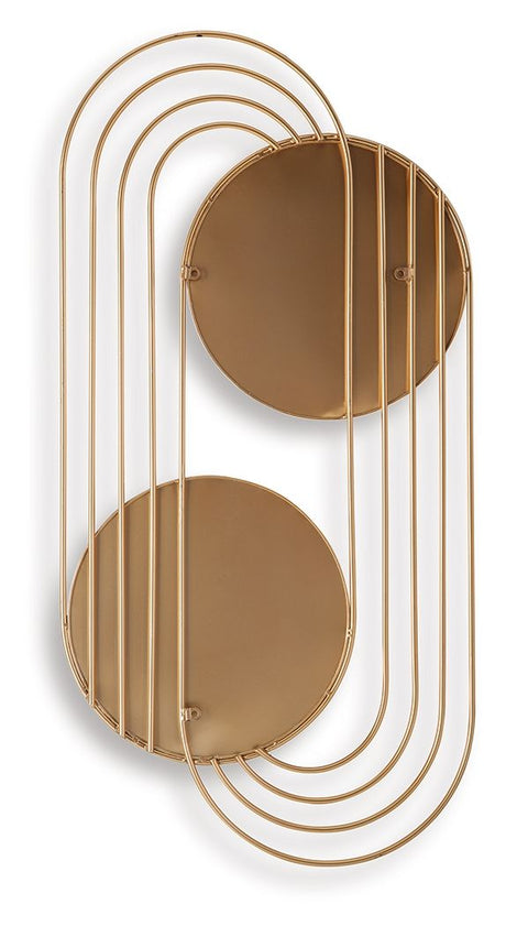 Warrenley - Gold Finish - Accent Mirror by Signature Design by Ashley® | Bel Furniture