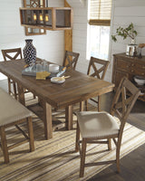 Moriville - Rectangular Dining Table Set - Counter Height by Signature Design by Ashley® | Bel Furniture