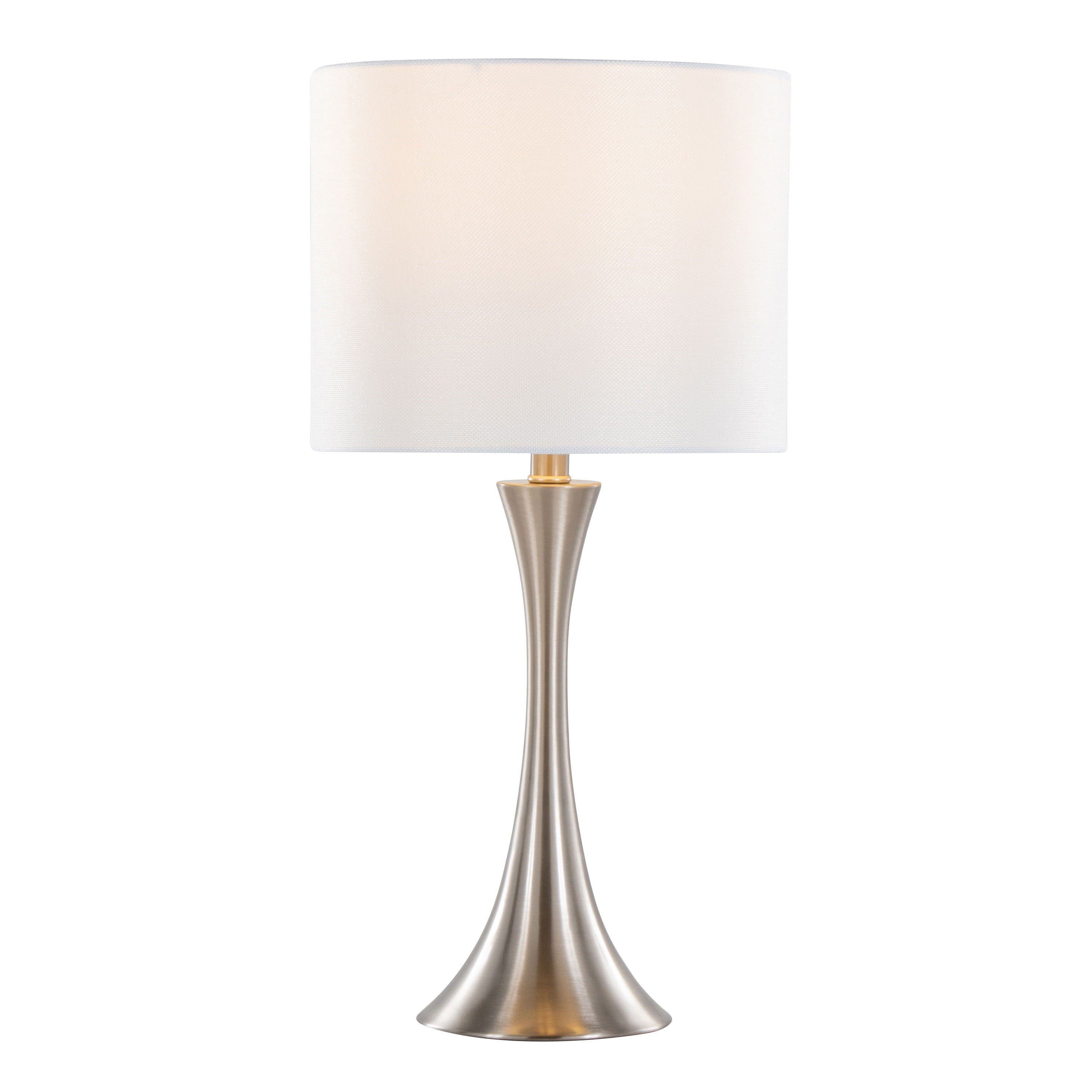 Lenuxe - Contemporary Semi Gloss Table Lamp (Set of 2)