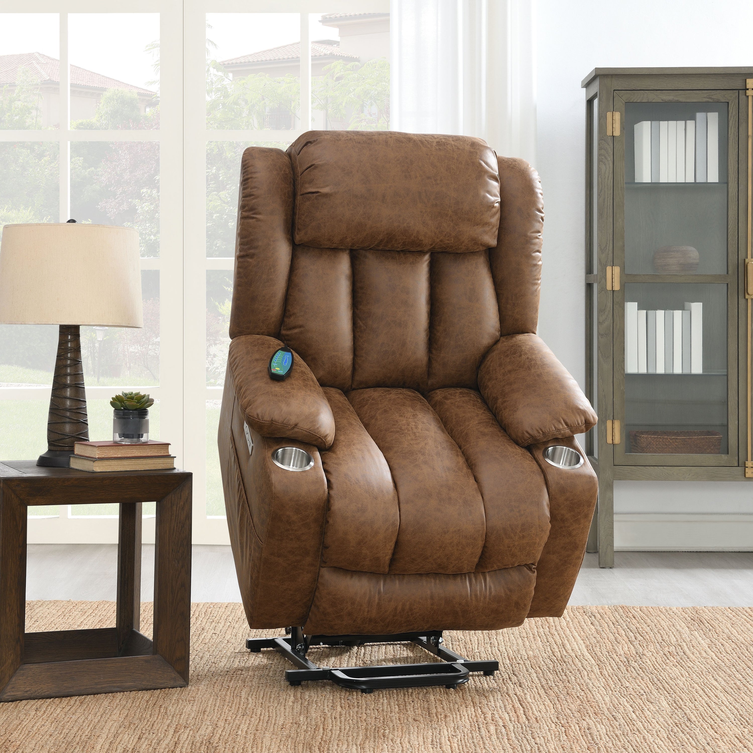 Pacay - Power Motion Recliner With Lift Heating Massage Function