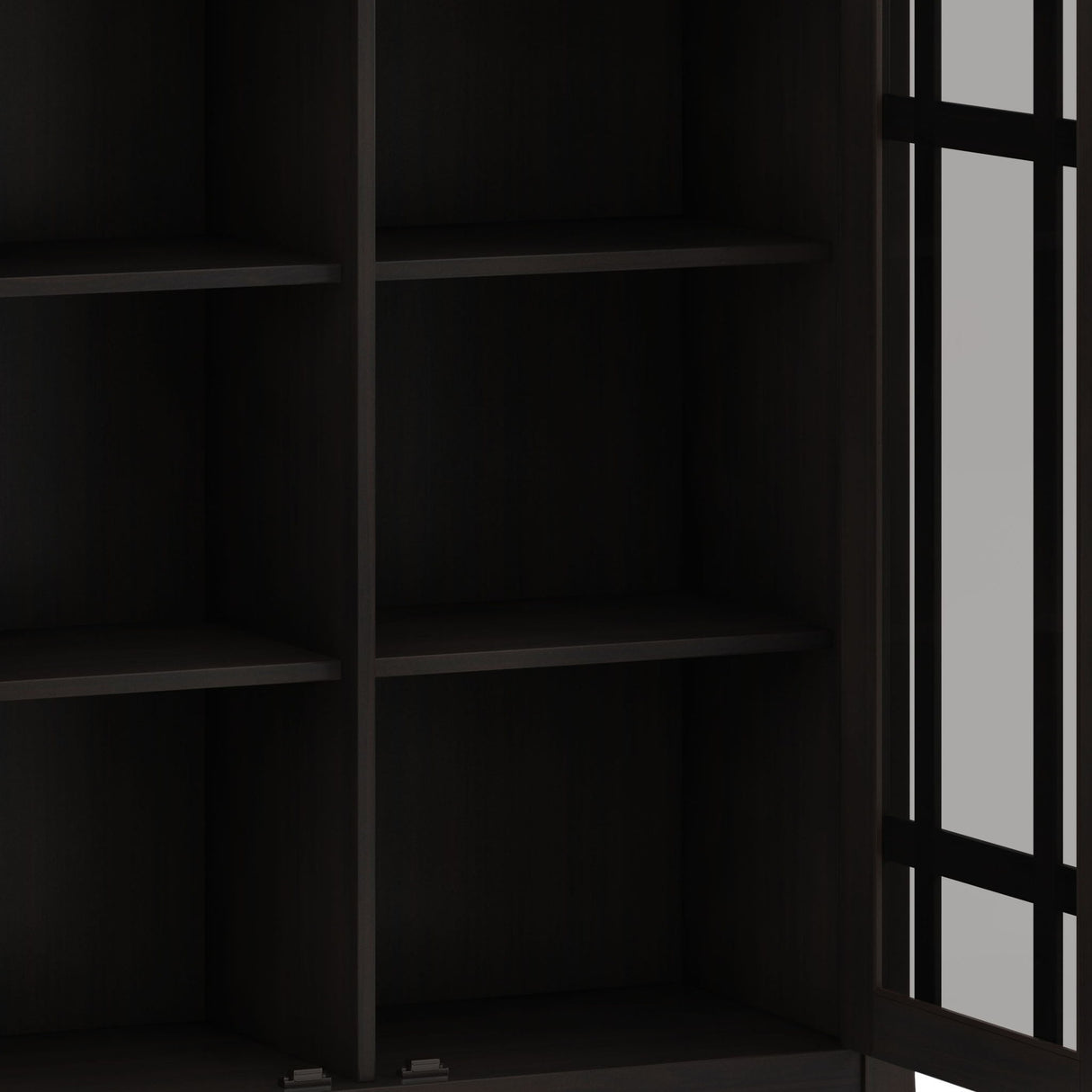 Bedford - Medium Storage Cabinet - Hickory Brown by Simpli-Home | Bel Furniture