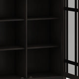 Bedford - Medium Storage Cabinet - Hickory Brown by Simpli-Home | Bel Furniture