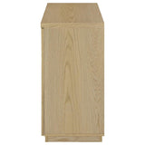 Tilbury - 2-Door Glass Front Accent Display Cabinet - Light Oak
