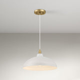 Astral - Single Light Pendant Lamp For Entrance Kitchen Island - Gold / White
