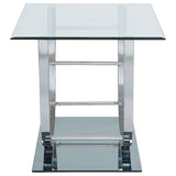 Danville - Rectangular U-Shaped Glass Top Table by CoasterEssence | Bel Furniture