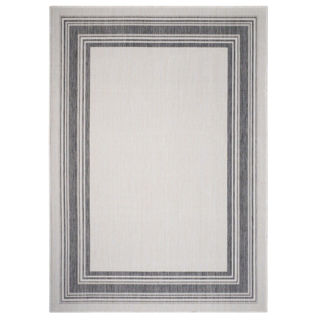 8' X 10' Indoor / Outdoor Area Rug - Gray