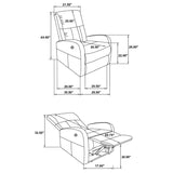 Grant - Upholstered Power Recliner Chair