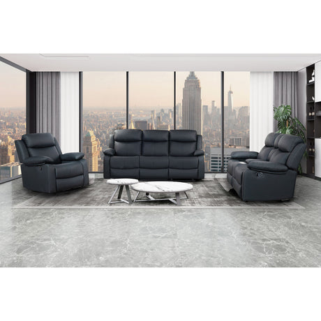 Blanche - Console Reclining Loveseat With LED Lights And Speakers - view 12