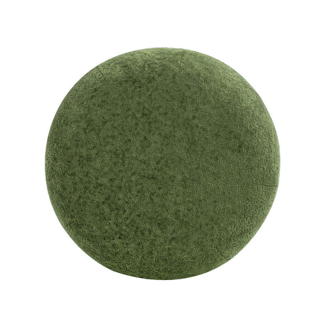 Nest - Low Round Upholstered Ottoman by Jennifer Taylor Home | Bel Furniture