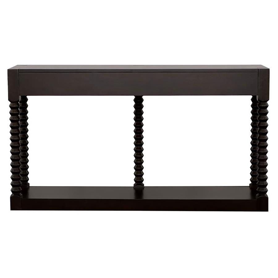 Meredith - 2-Drawer Wood Entryway Console Table - Coffee Bean