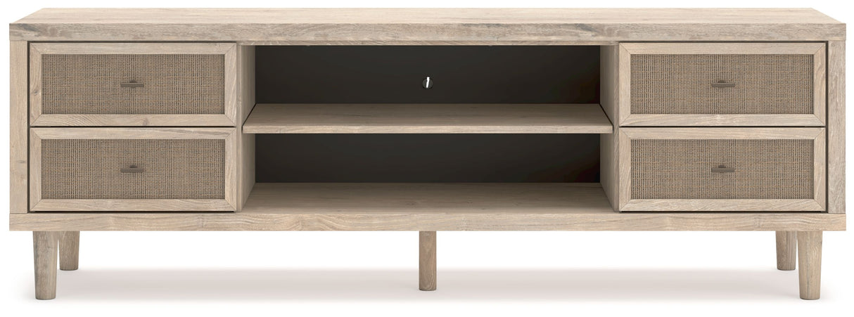 Cielden - Two-tone - Extra Large TV Stand by Signature Design by Ashley® | Bel Furniture