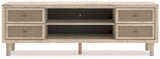Cielden - Two-tone - Extra Large TV Stand by Signature Design by Ashley® | Bel Furniture