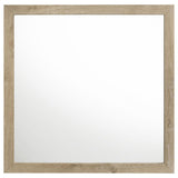 Oakglen - Dresser Mirror - Weathered Oak by Coaster Fine Furniture | Bel Furniture