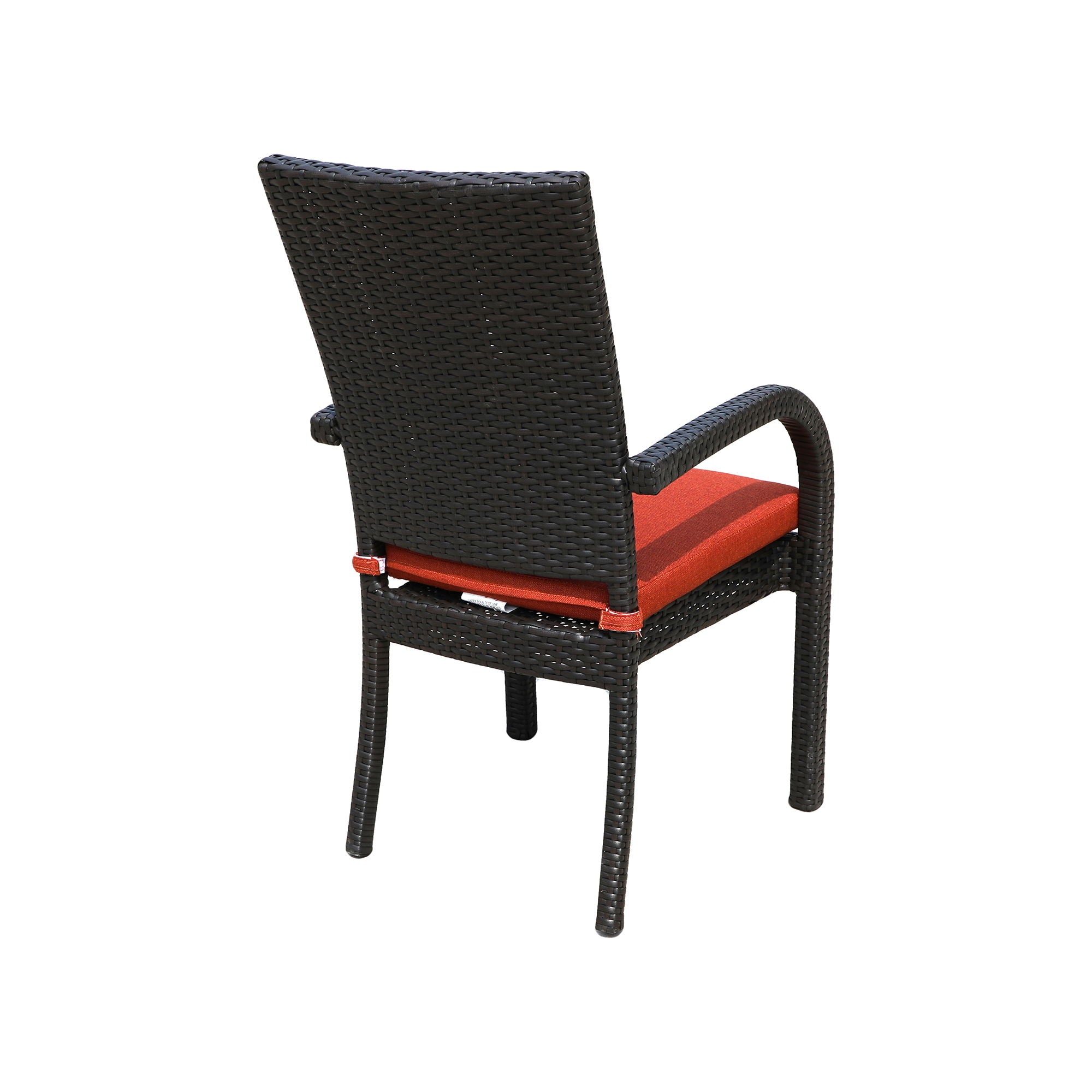 Balcones - Outdoor Wicker Dining Chairs With Cushions (Set of 8)