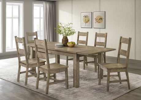 Cardova - 87" Solid Wood Extension Dining Table - Vineyard Oak