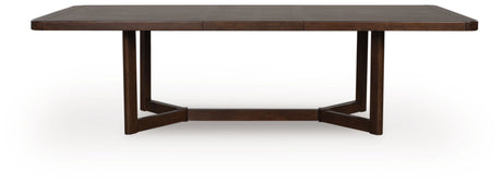 Dilenno - Rectangular Dining Room Extension Table - Dark Brown - view 3