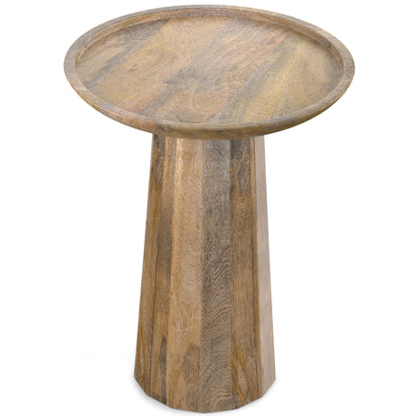 Dayton - Wooden Accent Table - Natural by Simpli-Home | Bel Furniture