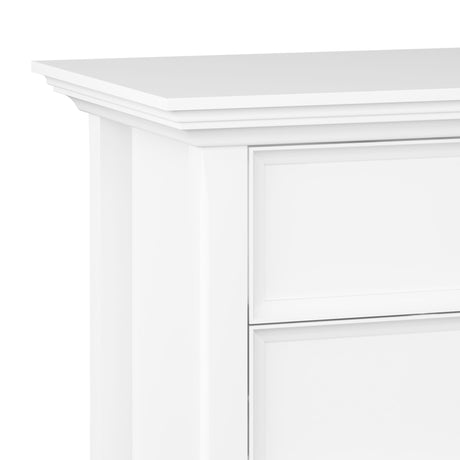 Amherst - Bedside Table, Handcrafted by Simpli-Home | Bel Furniture