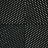 Riddell - 4 Door Wood Reeding Accent Cabinet - Matte Black by Coaster Fine Furniture | Bel Furniture