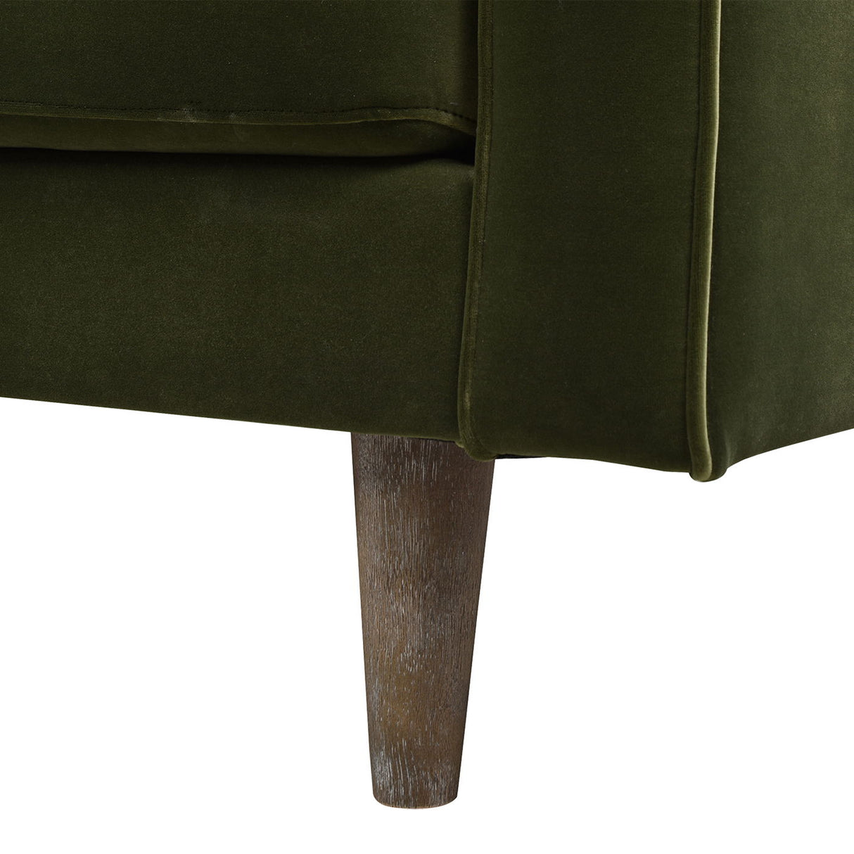 Nicholas - Mid-Century Modern Sofa - Olive Green by Jennifer Taylor Home | Bel Furniture