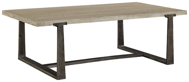 Dalenville - Gray - Rectangular Cocktail Table by Signature Design by Ashley® | Bel Furniture