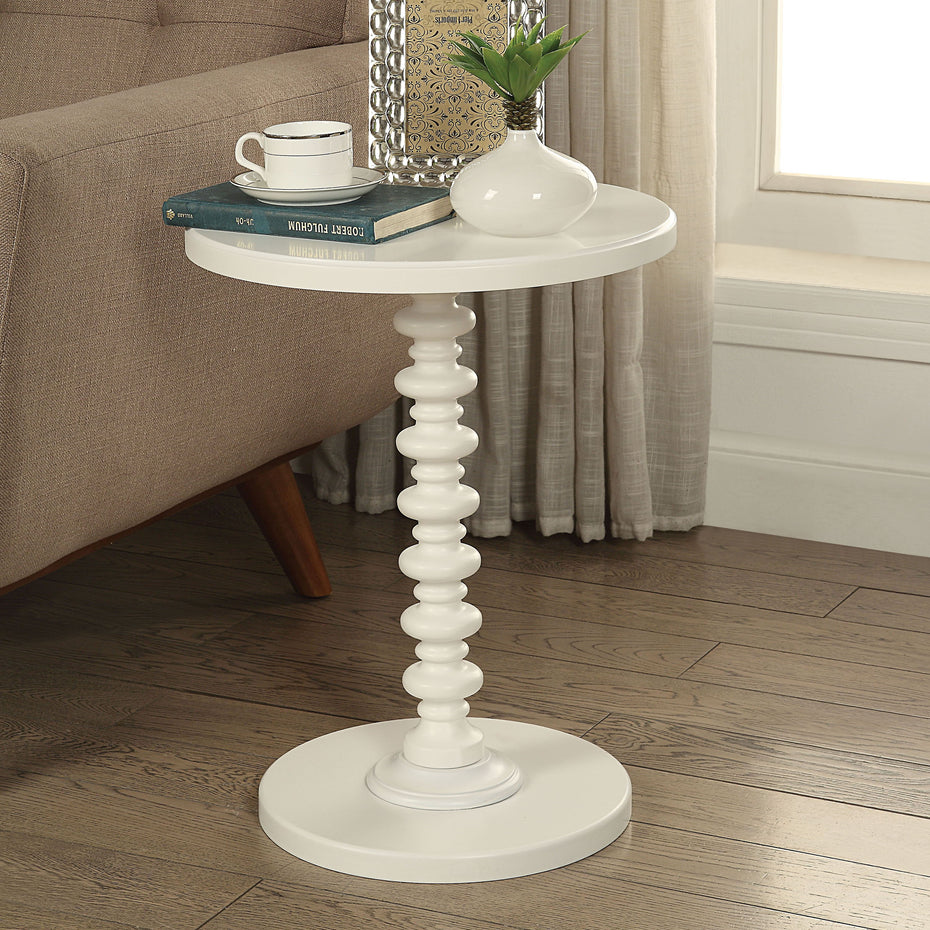 Acton - Accent Table - White