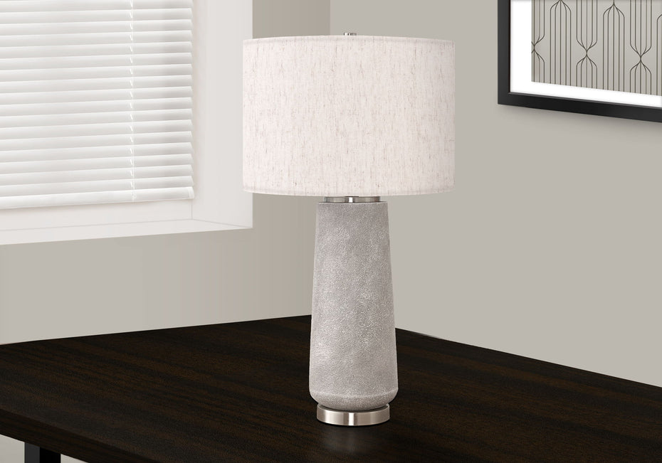 Lighting, Table Lamp, Resin, Modern - Gray